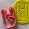 Rock Sign Hand Pose Cookie Cutter