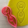 Spiral Goddess Cookie Cutter
