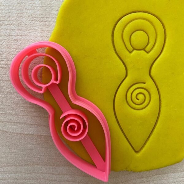 Spiral Goddess Cookie Cutter