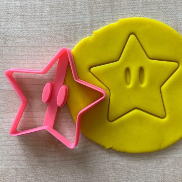 Mario Cookie Cutter Set- Mario, Question Block, Mario Star and Super Mushroom